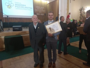 VII Ogólnopolska Konferencja „Nowe technologie w gospodarce pasiecznej – wyzwania i ograniczenia”  oraz rozstrzygniecie VII edycja Ogólnopolskiego Konkursu „Pszczelarz Roku”, Warszawa, 21.10.2021r., 